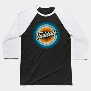 Twiddle - Retro Circle Vintage Baseball T-Shirt